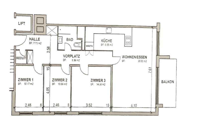 Helle 4.5-Zimmer-Wohnung mit Balkon in Baar – ab sofort verfügbar! (10)