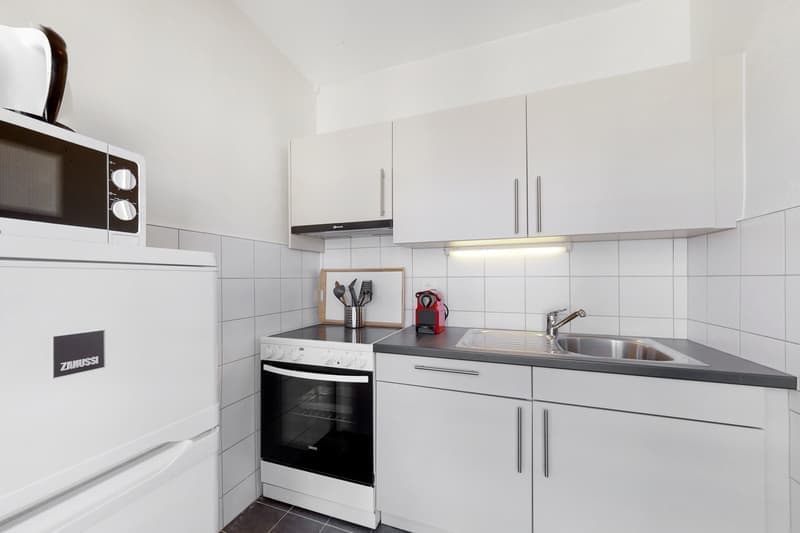 Charmant studio meublé de 1.5 pièces avec balcon à Genève (10)