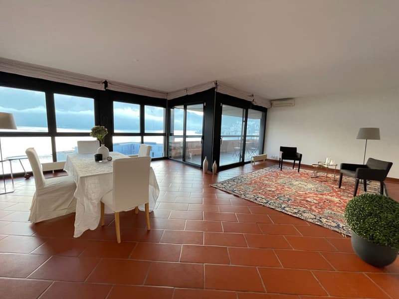 Lugano Centro: Appartamento con grande terrazzo vista lago, 3.5 locali (2)