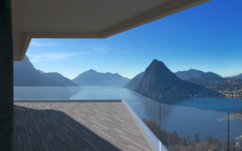 Lugano, Aldesago: Nuovo appartamento vista lago, 3 locali (8)