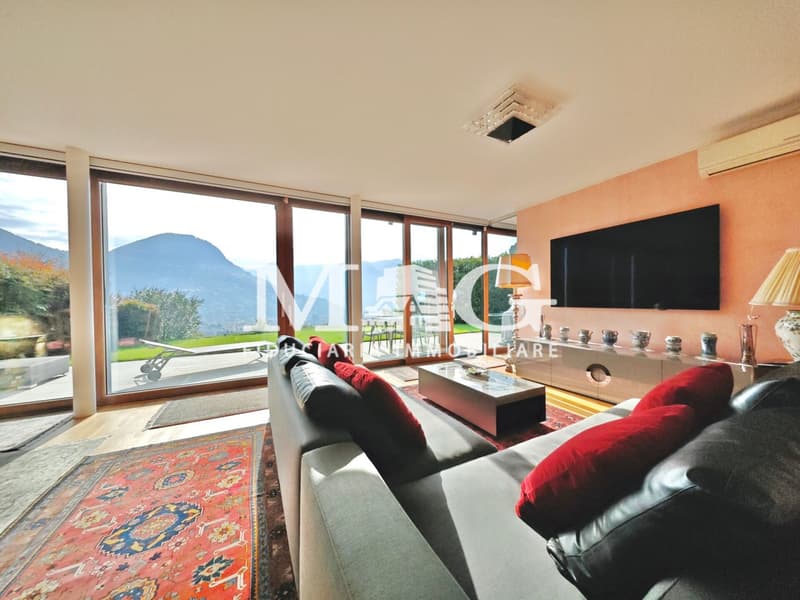 Lugano: Appartamento con terrazzo e giardino vista lago, 5.5 locali (2)