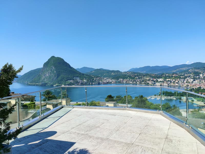 Lugano, Ruvigliana: Villa moderna ristrutturata vista lago (2)