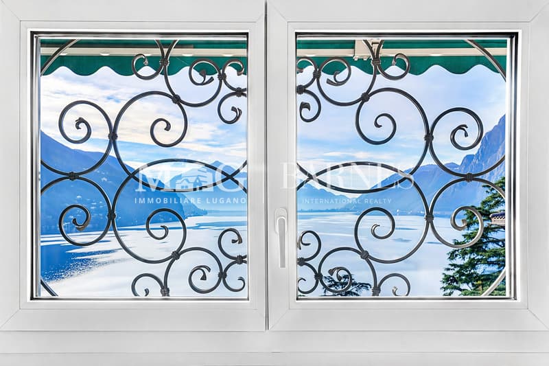 Lugano, Castagnola: Villa con piscina e vista lago panoramica (13)