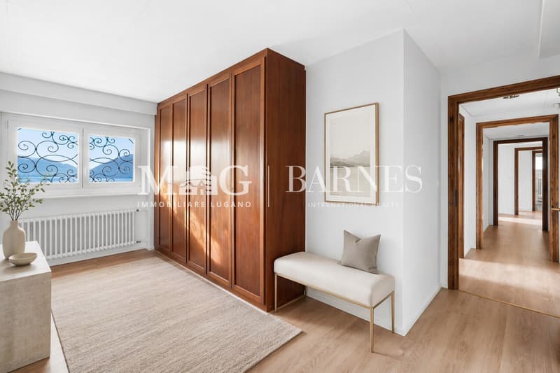 Lugano, Castagnola: Villa con piscina e vista lago panoramica (9)