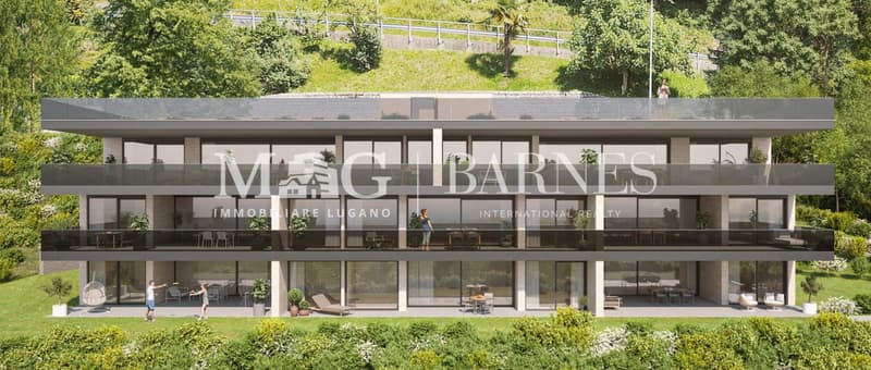 Lugano, Pregassona: Nuovo attico 4.5 locali con grande terrazza (2)