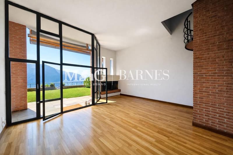 Lugano: Villa vista lago con giardino privato (3)