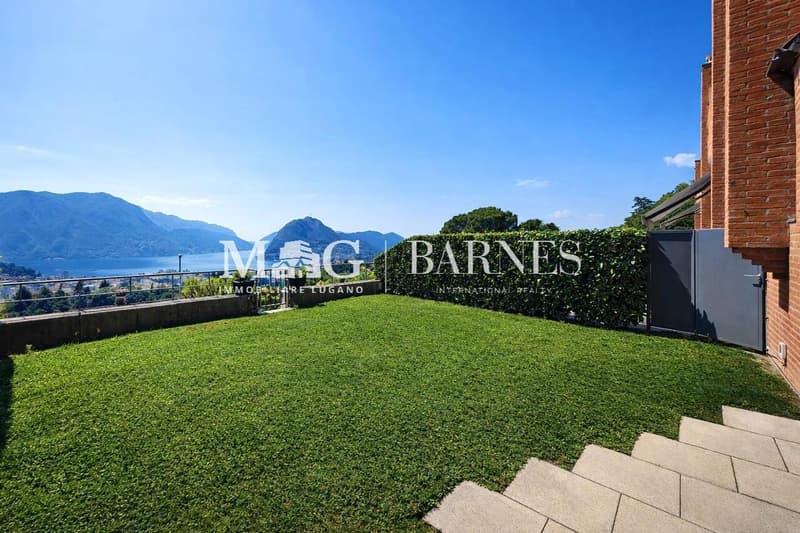 Lugano: Villa vista lago con giardino privato (6)