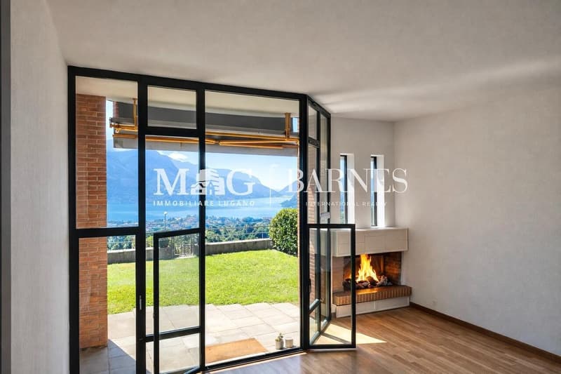 Lugano: Villa vista lago con giardino privato (10)