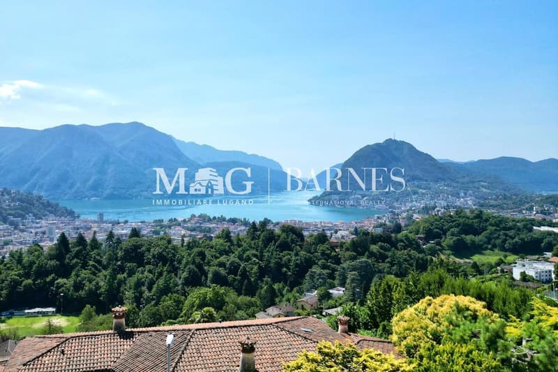 Lugano: Villa vista lago con giardino privato (2)
