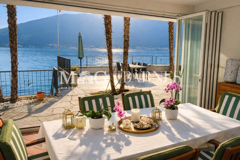 Lugano: Villa pieds-dans-l'eau vista lago con darsene | 2 residenza (10)