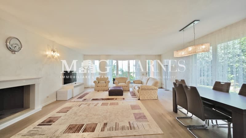 Montagnola, Collina d'Oro: Villa con piscina e vista lago (6)