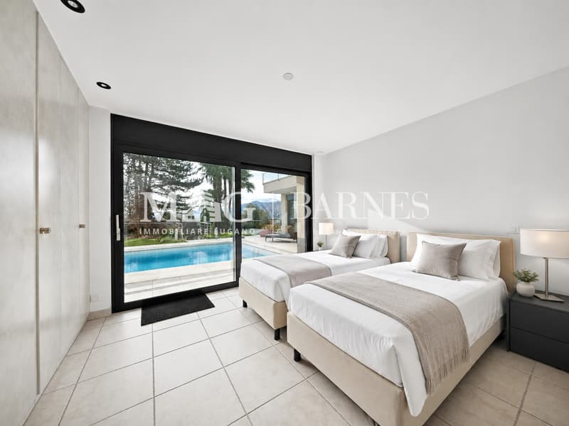 Lugano: Villa signorile con piscina e giardino (13)