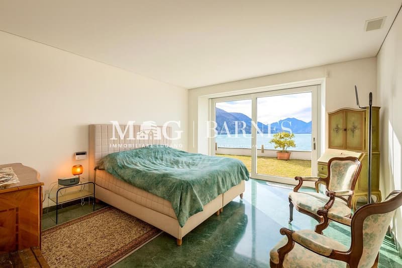 Lugano, Castagnola: Appartamento vista lago con piscina e giardino (13)