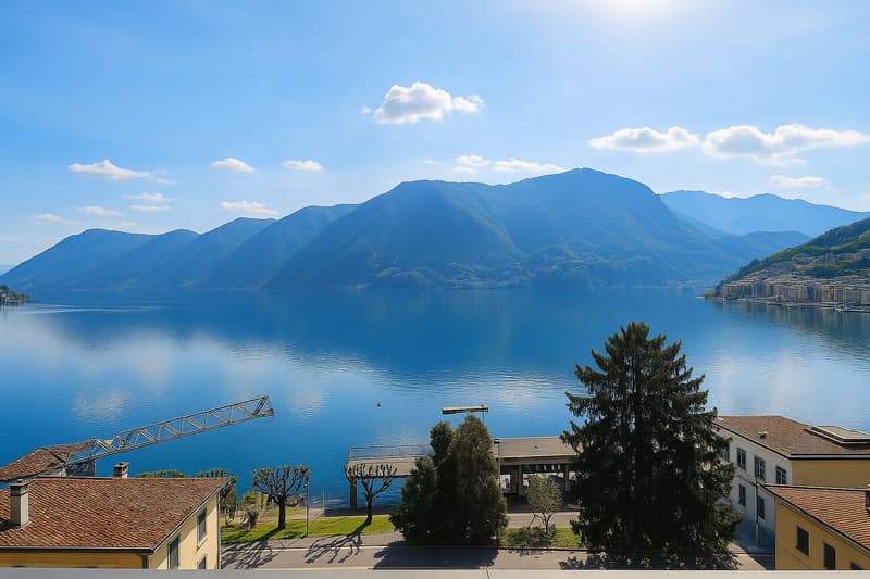 Lugano: Attico in Villa d'Epoca con vista lago e terrazza panoramica (1)
