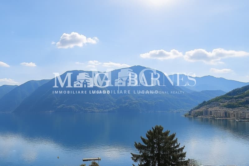 Lugano: Attico in Villa d'Epoca con vista lago e terrazza panoramica (2)