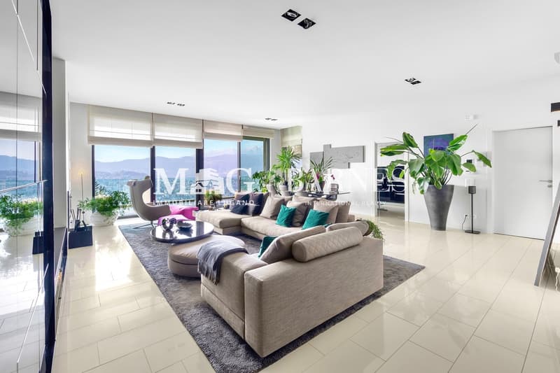 Lugano, Aldesago: Attico 5.5 locali vista lago con terrazzo e jacuzzi (5)