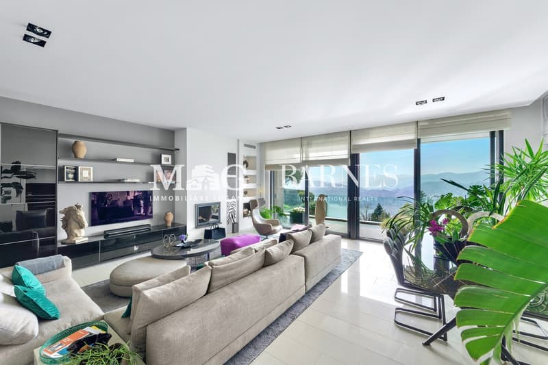 Lugano, Aldesago: Attico 5.5 locali vista lago con terrazzo e jacuzzi (6)