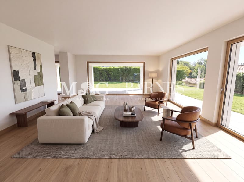 Collina d'Oro: Appartamento di 5.5 locali con giardino di 570 m² (4)