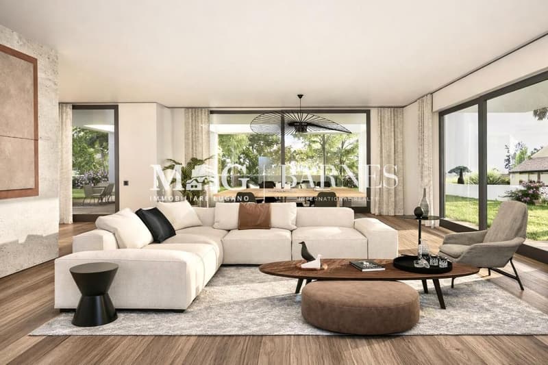 Gentilino, Collina d'Oro: Nuovo appartamento 5.5 locali con giardino (6)