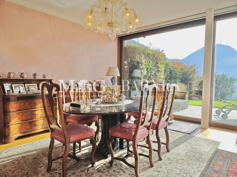 Lugano: Appartamento 4.5 locali con terrazzo e giardino vista lago (10)