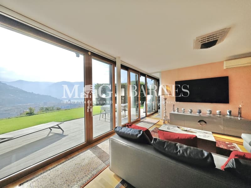 Lugano: Appartamento 4.5 locali con terrazzo e giardino vista lago (11)