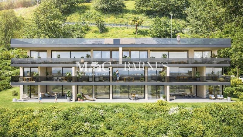 Lugano, Pregassona: Nuovo 3.5 locali con giardino privato (2)