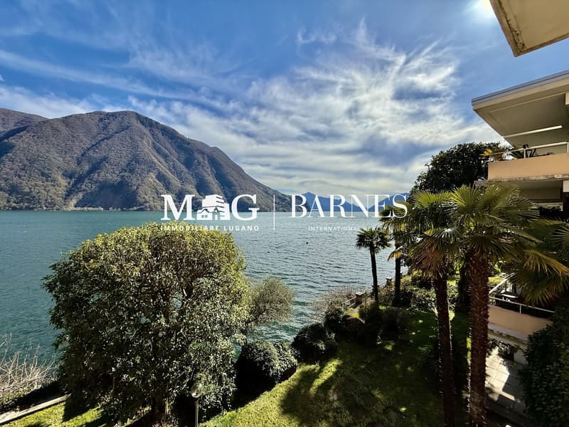 Castagnola: Appartamento 4.5 ristrutturato direttamente sul lago (9)