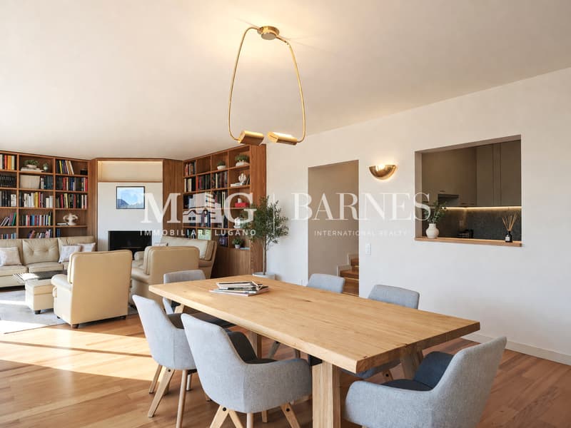 Collina d'Oro, Lugano: Appartamento 3.5 locali con terrazzi e giardino (3)