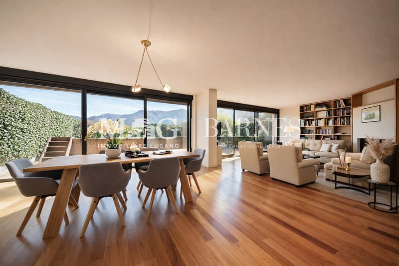 Collina d'Oro, Lugano: Appartamento 3.5 locali con terrazzi e giardino (8)