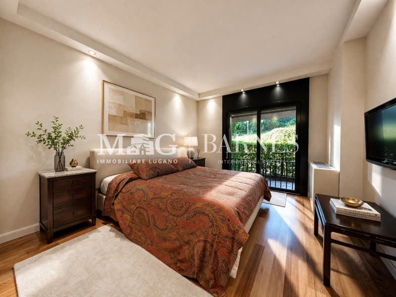 Collina d'Oro, Lugano: Appartamento 3.5 locali con terrazzi e giardino (10)