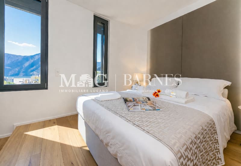Lugano Centro vicino LAC: Appartamento 2.5 locali vista lago (8)