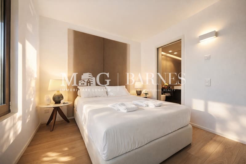 Lugano Centro vicino LAC: Appartamento 2.5 locali vista lago (9)