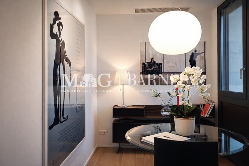 Lugano Centro vicino LAC: Appartamento 2.5 locali vista lago (6)