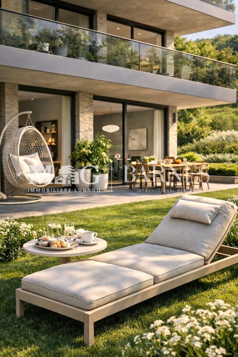 Lugano, Pregassona: Nuovo appartamento 5.5 locali con giardino e vista (8)