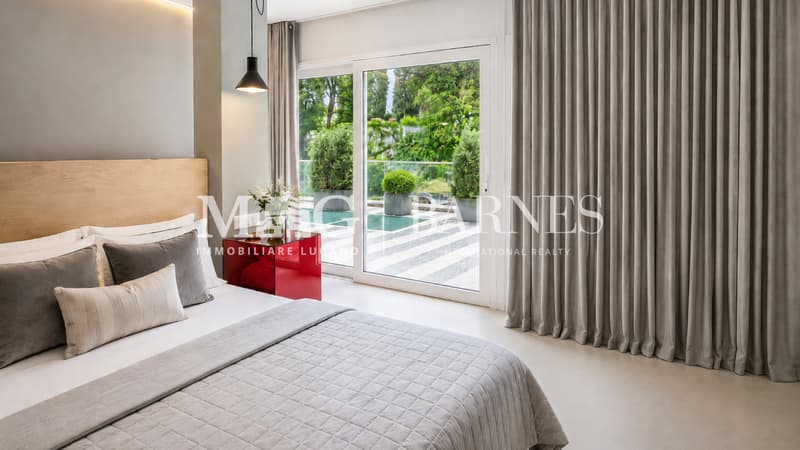 Lugano, Castagnola: Villa moderna con piscina e vista lago (12)