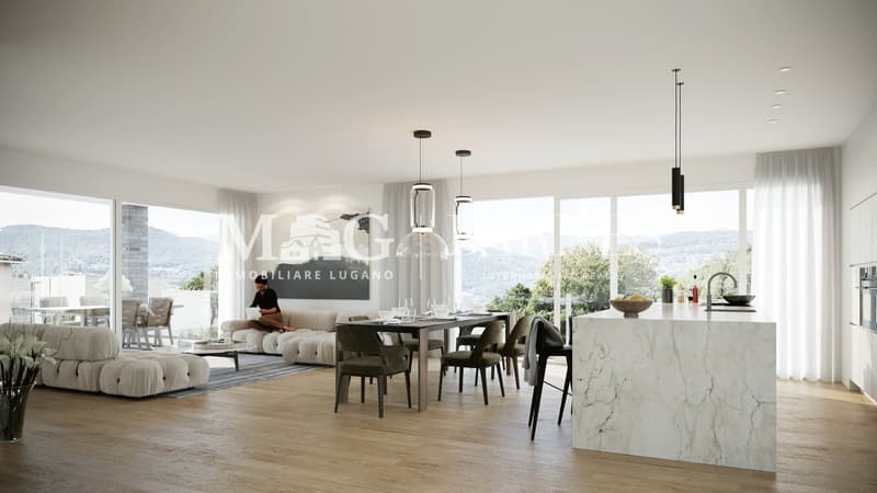 Collina d'Oro: Nuovo appartamento 4.5 locali con giardino privato (7)
