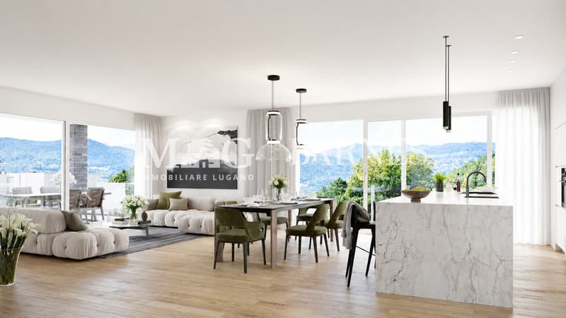 Collina d'Oro: Appartamento 4.5 locali con terrazzo in nuova residenza (2)