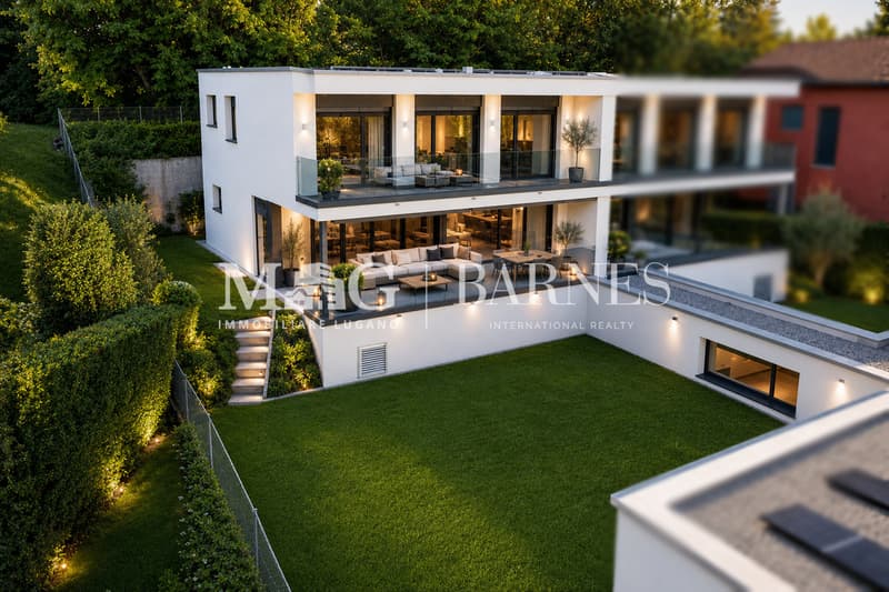 Lugano: Villa unifamiliare con vista sulla città - ultima disponibile (1)