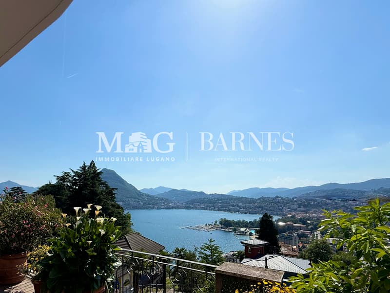3.5 Locali Eleganza d'epoca con terrazza panoramica sul Lago di Lugano (4)