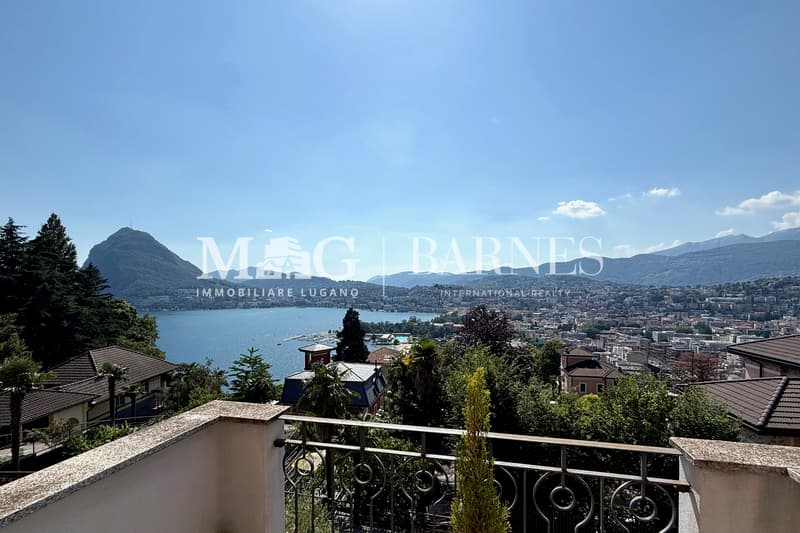 Lugano, Castagnola: Appartamento 3.5 locali vista lago con balconi (1)