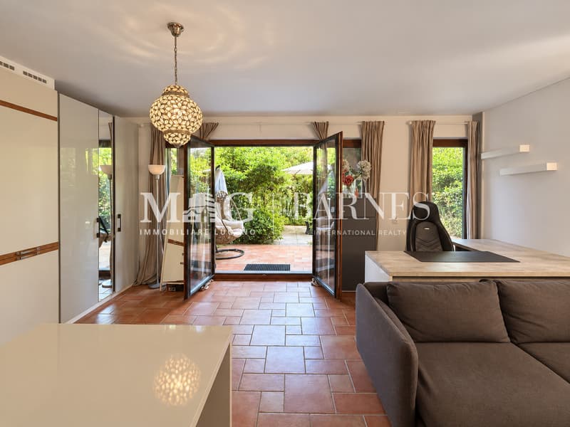 Lugano, Collina d'Oro: 2.5 locali con giardino e patio di 70 mq (8)