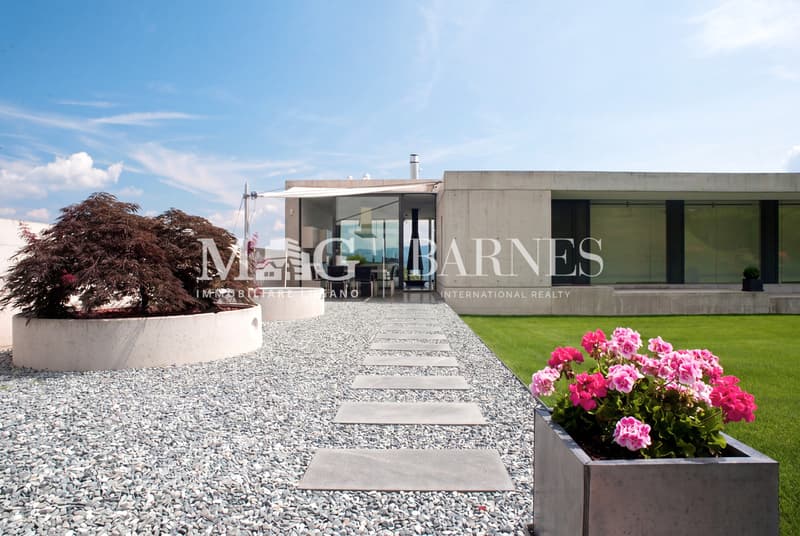 Lugano, Cademario: Villa moderna con giardino e piscina (8)