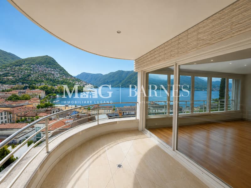 Lugano Centro: Centralissimo appartamento con vista lago splendida, 4.5 locali (5)