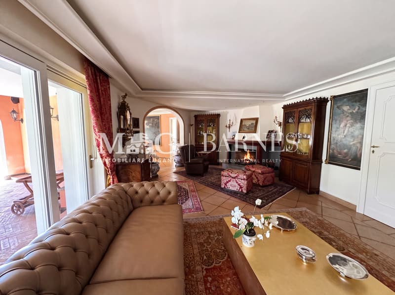VILLA SIGNORILE con super Vista Lago Lugano (9)