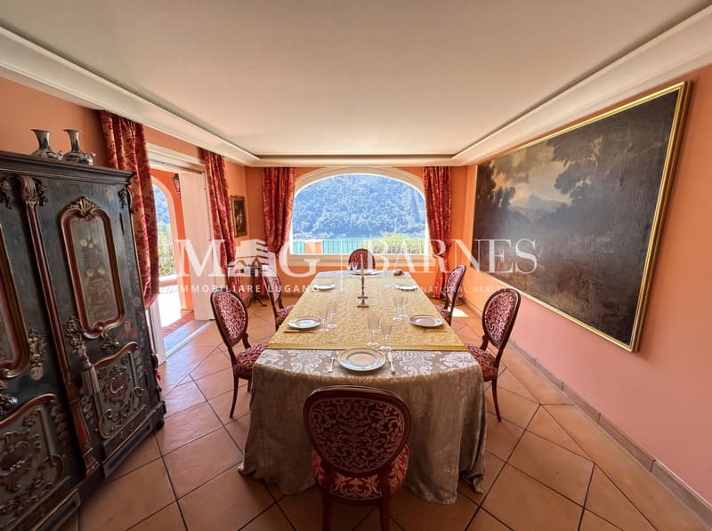 VILLA SIGNORILE con super Vista Lago Lugano (10)