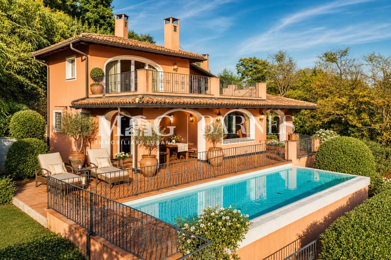 VILLA SIGNORILE con super Vista Lago Lugano (1)