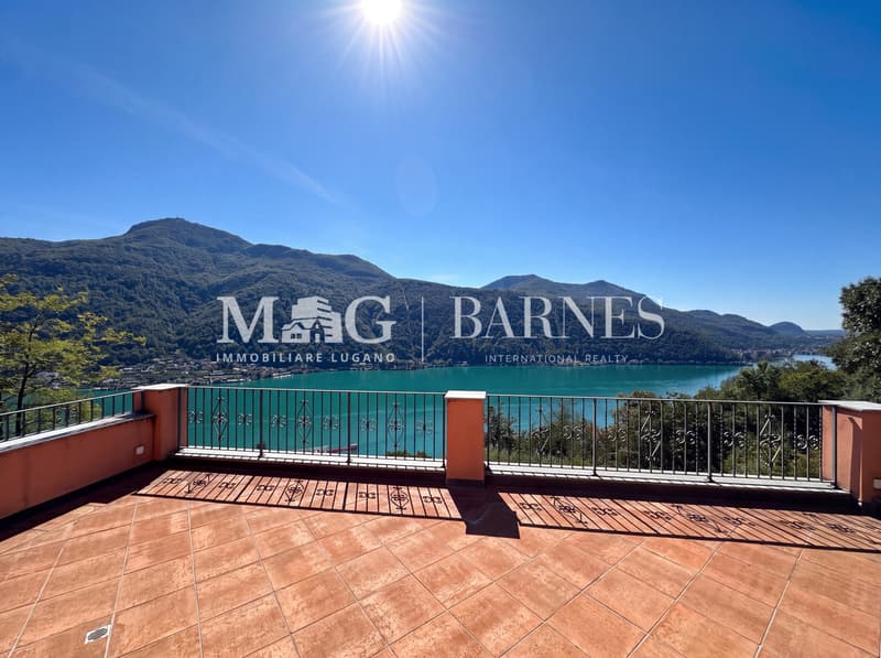 VILLA SIGNORILE con super Vista Lago Lugano (7)