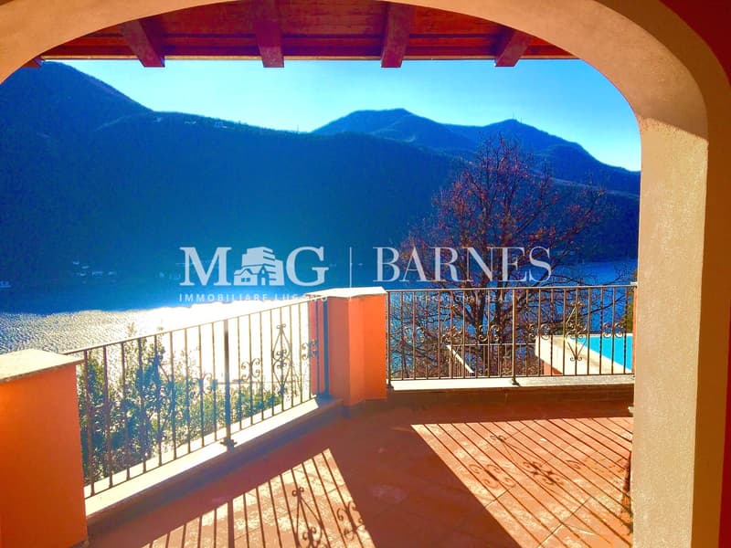 VILLA SIGNORILE con super Vista Lago Lugano (6)