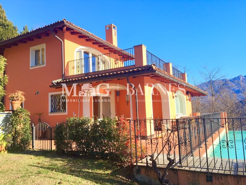 VILLA SIGNORILE con super Vista Lago Lugano (4)