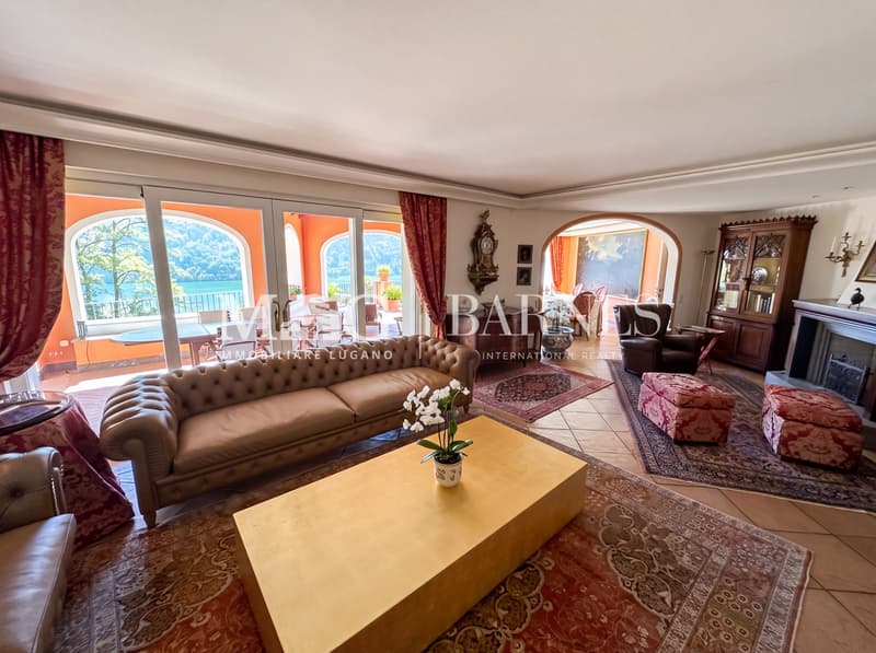 VILLA SIGNORILE con super Vista Lago Lugano (8)